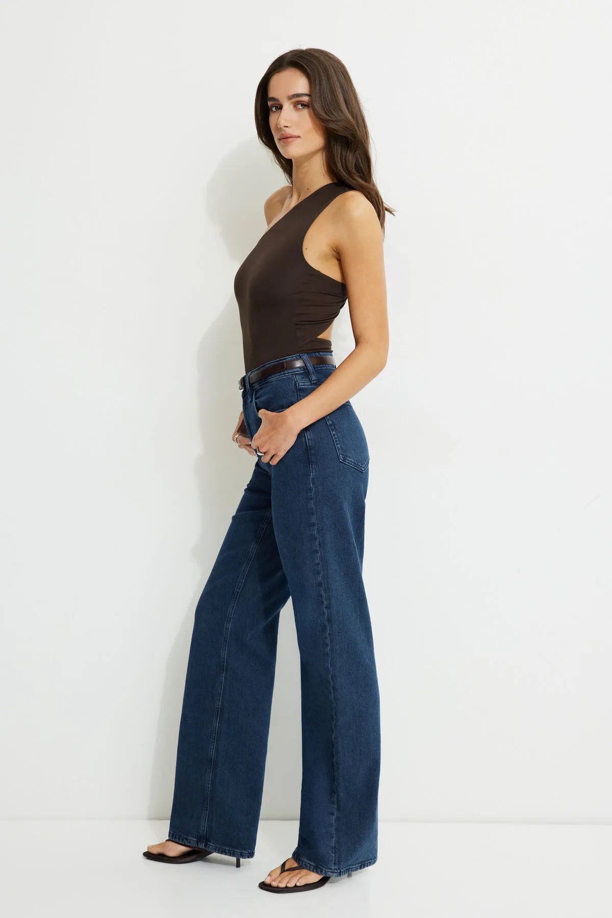 Heidi High Rise Wide Leg Jeans sold by Dynamite
