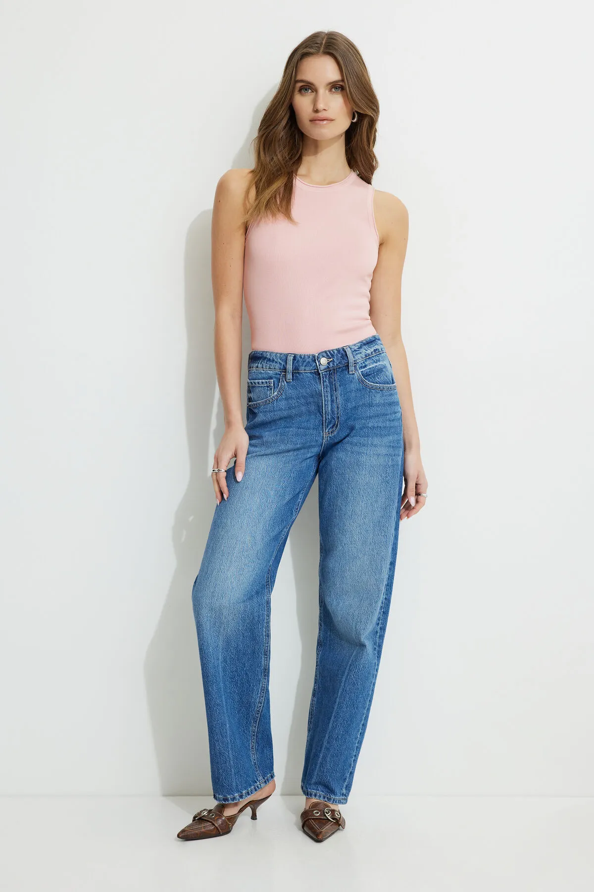 Pia Ribbed Tank Top sold by Dynamite product image thumbnail 2