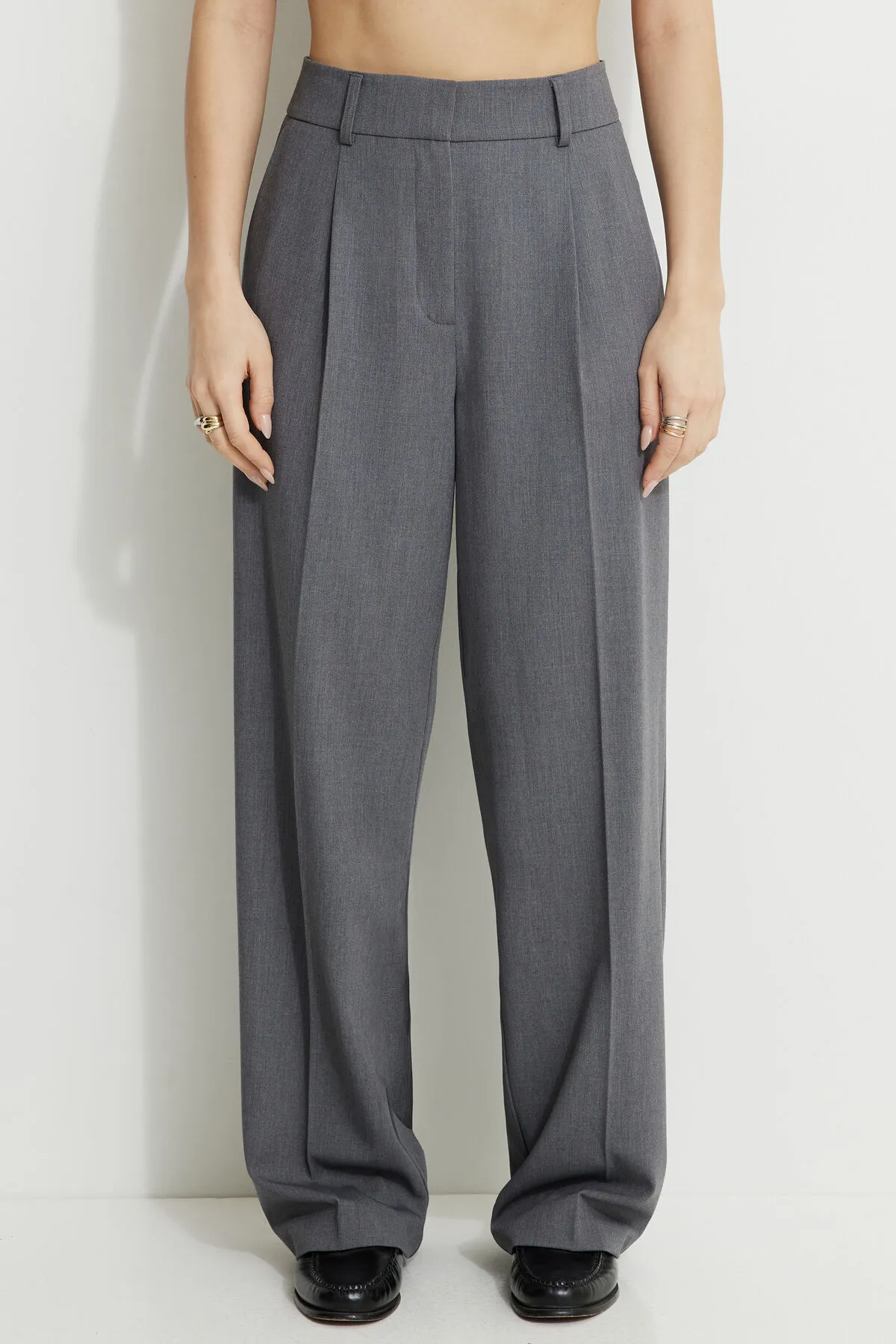 Sofia Pleated Straight Leg Pants sold by Dynamite product image thumbnail 2