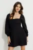 Amelie Balloon Sleeve Mini Dress sold by Dynamite