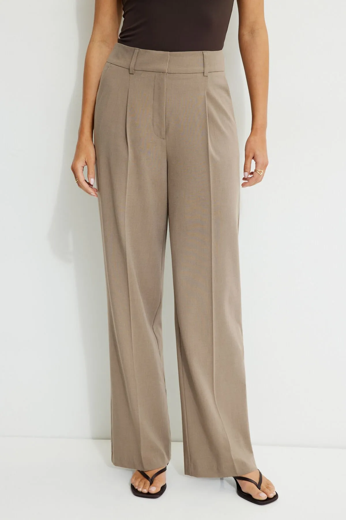 Sofia Pleated Straight Leg Pants sold by Dynamite product image thumbnail 2