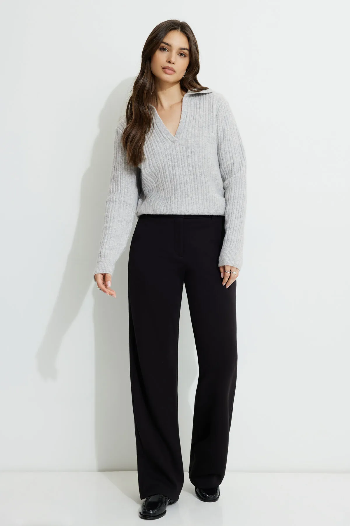 Heavenlyarn™ Polo Sweater sold by Dynamite product image thumbnail 2