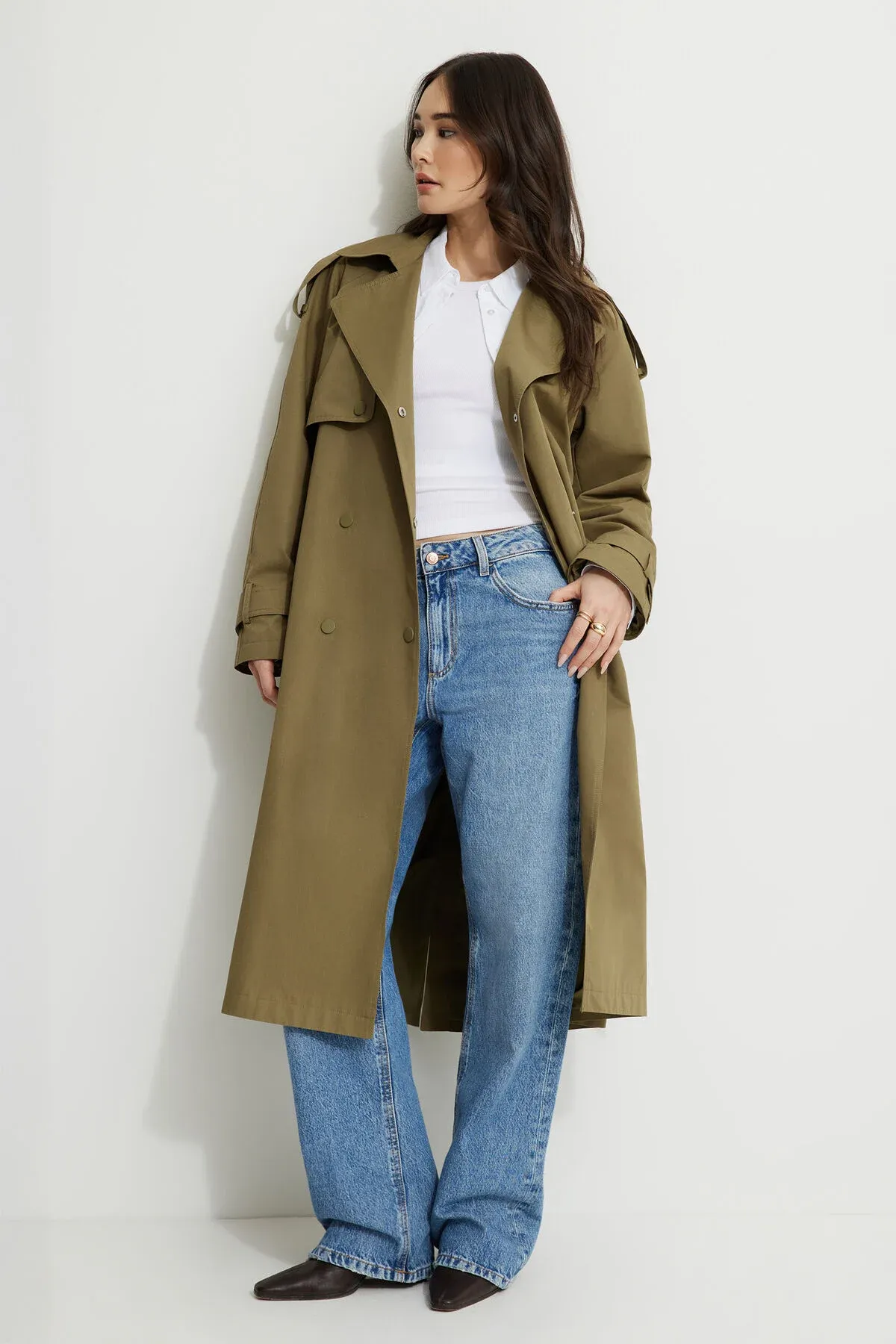 Mika Mid Rise Relaxed Straight Leg Jeans sold by Dynamite