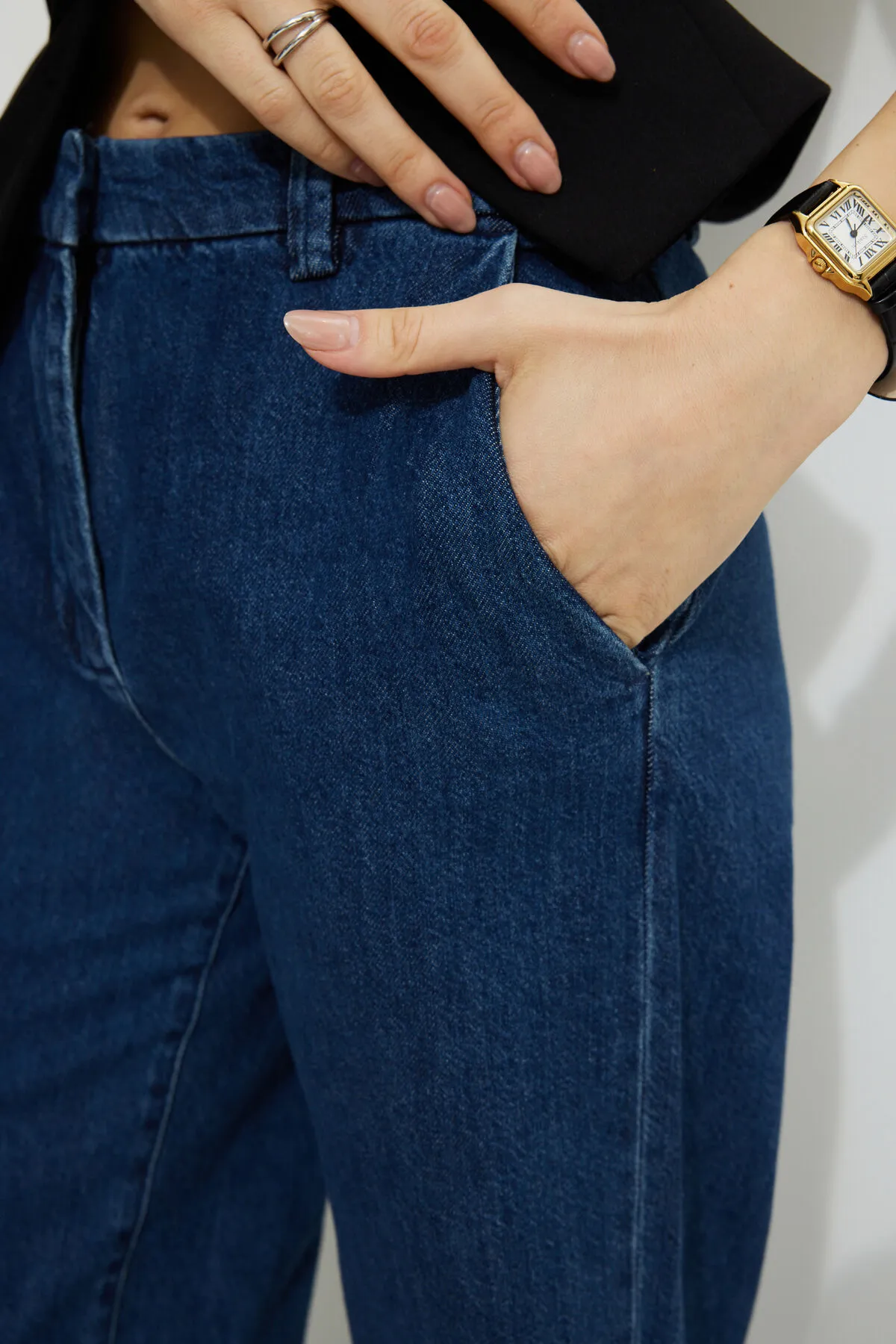 High Rise Wide Leg Trouser Jeans sold by Dynamite product image thumbnail 3