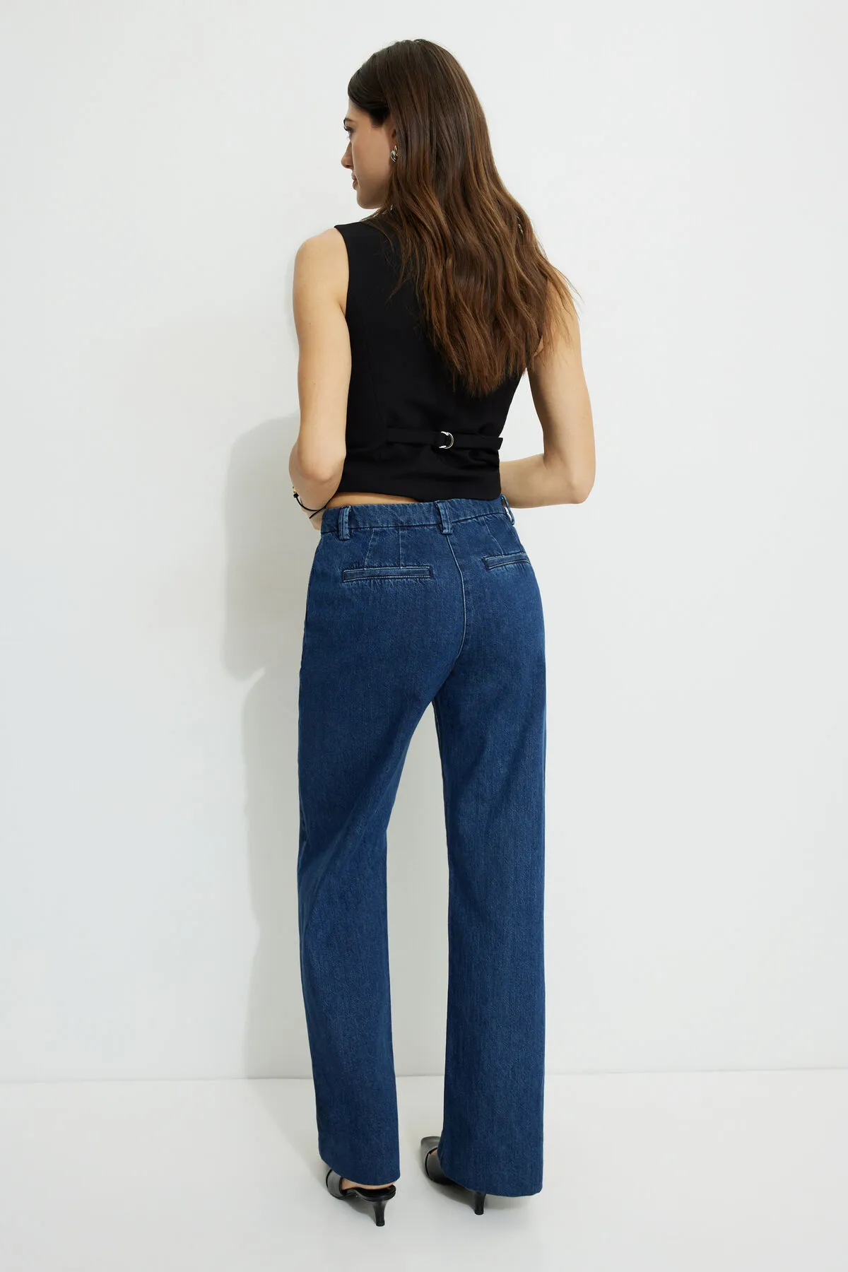 High Rise Wide Leg Trouser Jeans sold by Dynamite product image thumbnail 4