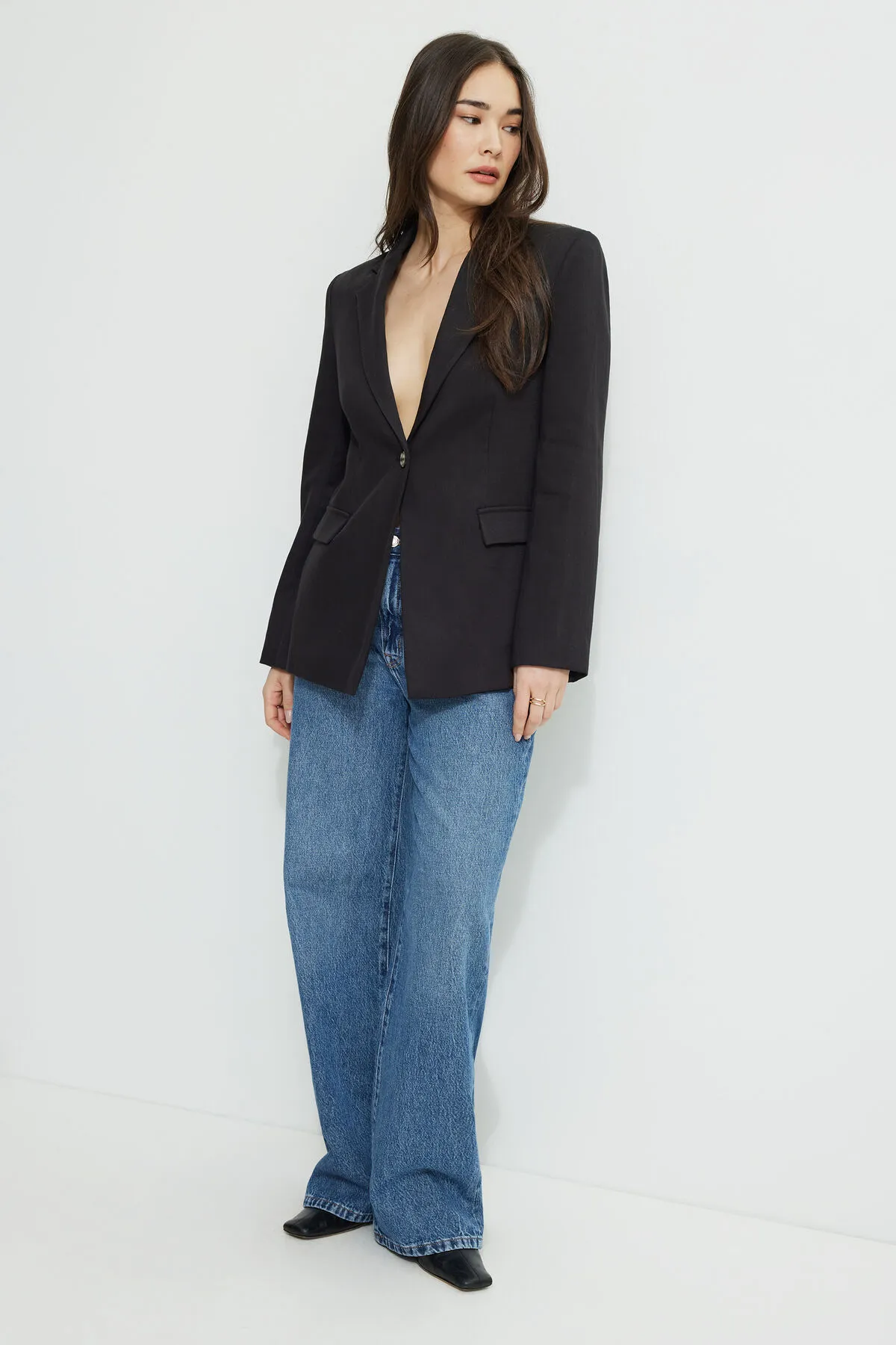 Straight Single Breasted Blazer sold by Dynamite product image thumbnail 2