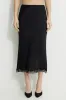 Satin Lace Trim Maxi Slip Skirt sold by Dynamite