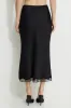Satin Lace Trim Maxi Slip Skirt sold by Dynamite