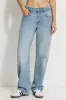 Mika Mid Rise Relaxed Straight Leg Jeans sold by Dynamite