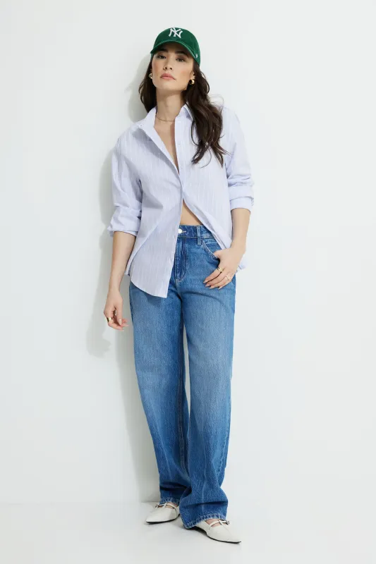 Mika Mid Rise Relaxed Straight Leg Jeans sold by Dynamite