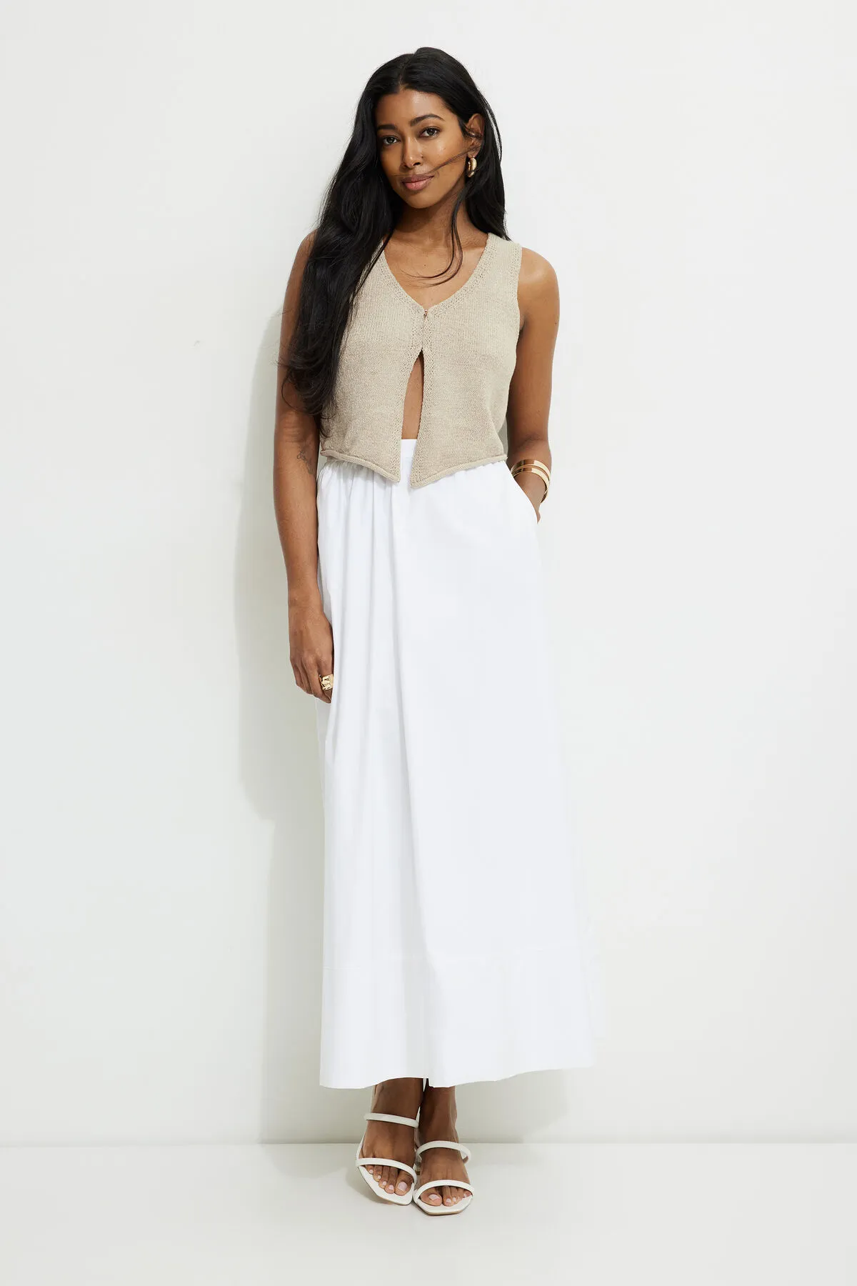 Keyhole Knit Vest sold by Dynamite product image thumbnail 2