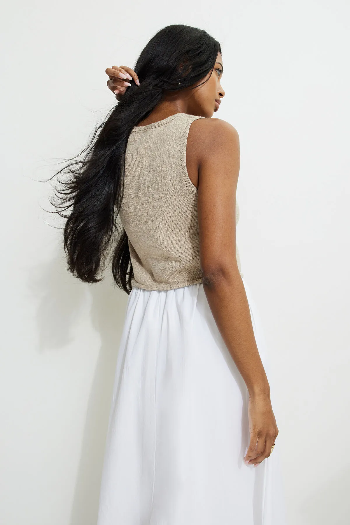 Keyhole Knit Vest sold by Dynamite product image thumbnail 4