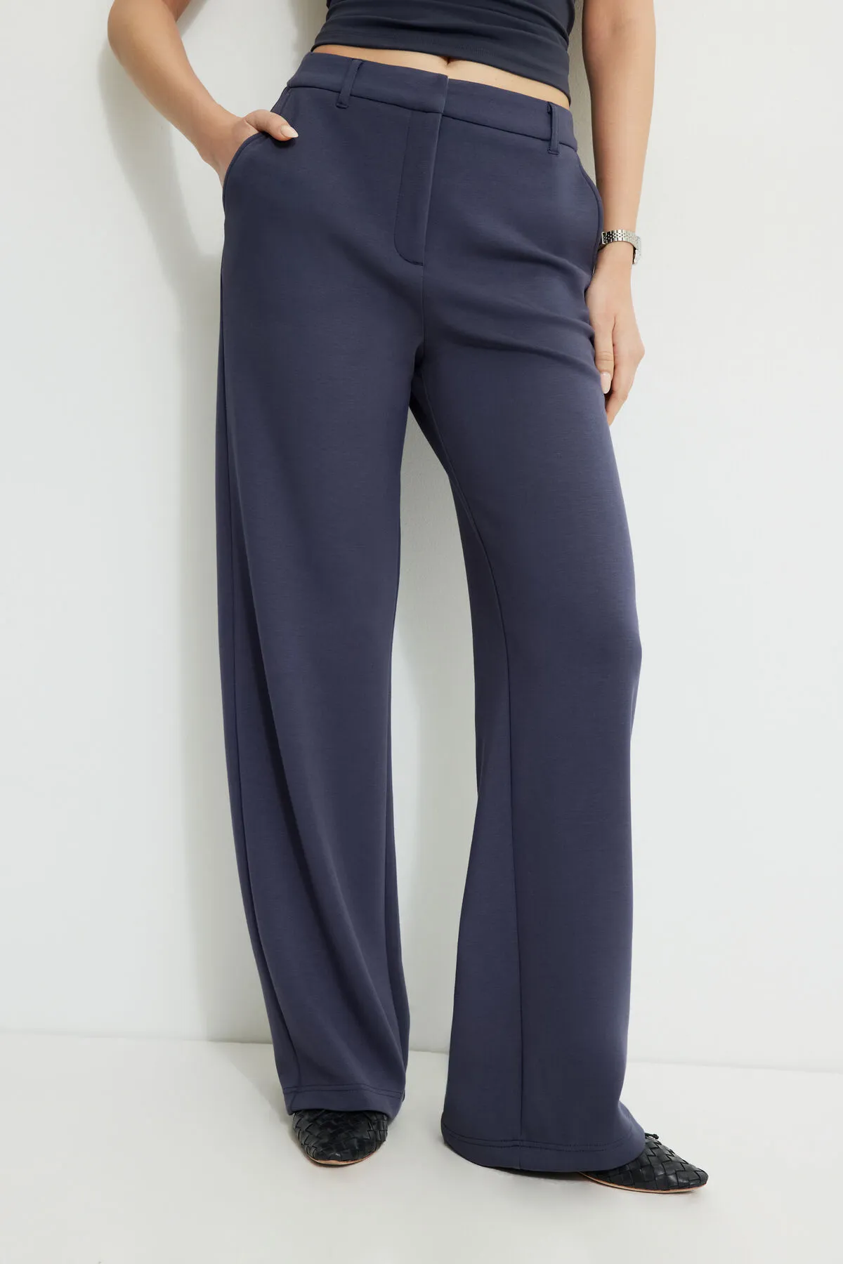 Anywear Scuba Straight Leg Pants sold by Dynamite product image thumbnail 2