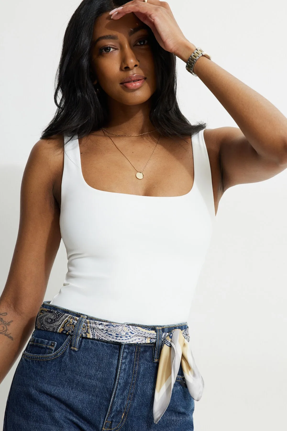 Satin Feel Scarf sold by Dynamite product image thumbnail 2