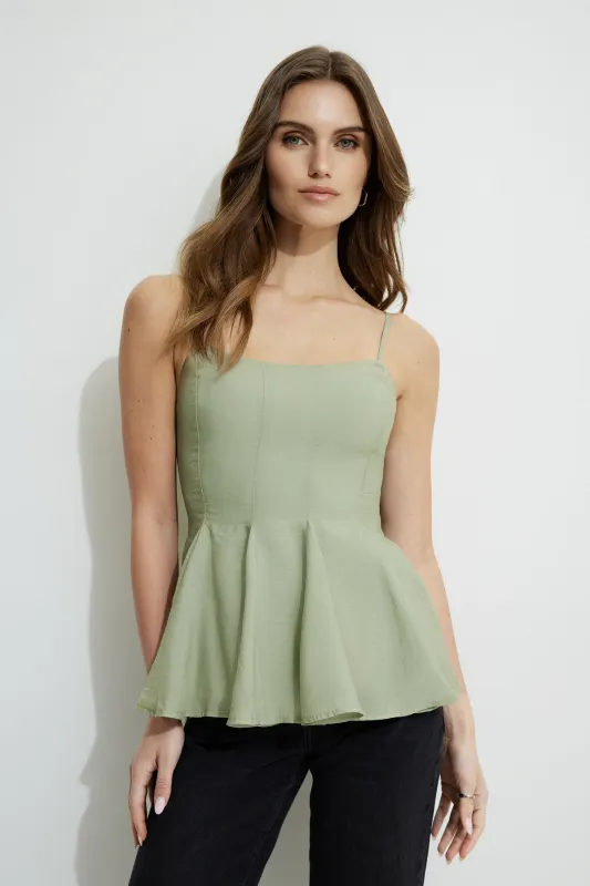 Peplum Tank Top sold by Dynamite