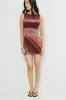 Katia Ruched Mesh Mini Dress sold by Dynamite