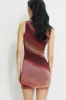 Katia Ruched Mesh Mini Dress sold by Dynamite