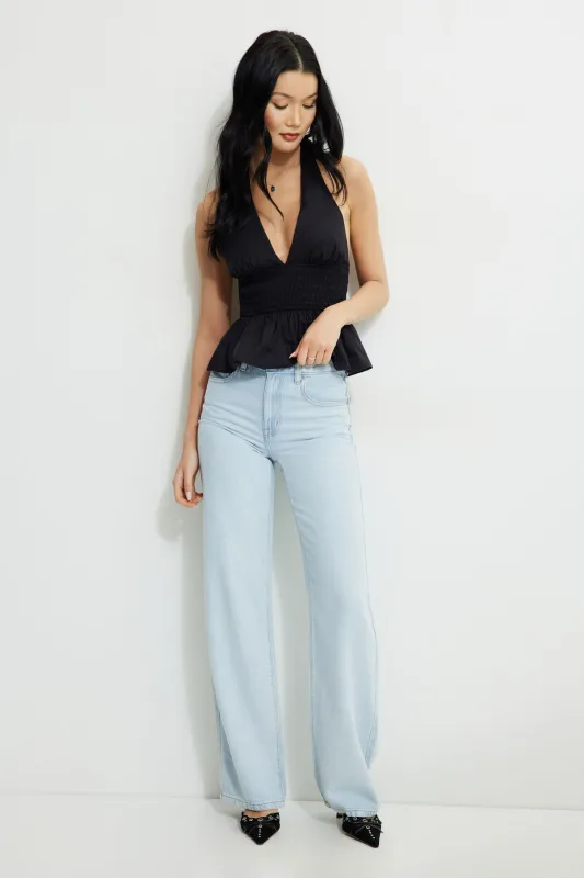 Heidi High Rise Wide Leg Tencel™ Jeans sold by Dynamite