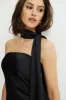 Satin Mini Tube Dress With Scarf sold by Dynamite