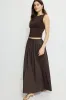 Lily Voluminous Poplin Maxi Skirt sold by Dynamite