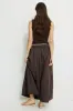 Lily Voluminous Poplin Maxi Skirt sold by Dynamite