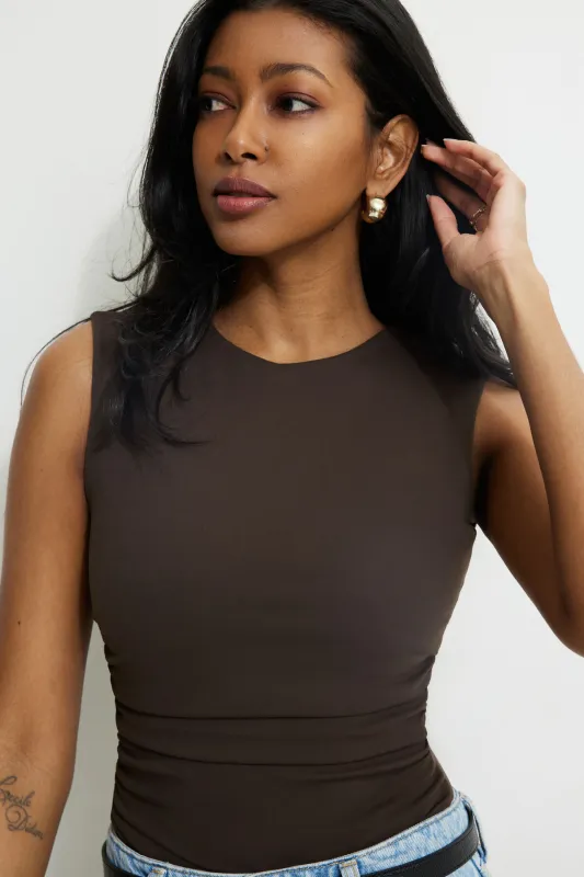 Dina Softform Open Back Bodysuit sold by Dynamite