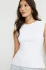 Cinch Waist Cotton Tank Top sold by Dynamite