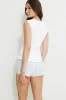 Cinch Waist Cotton Tank Top sold by Dynamite