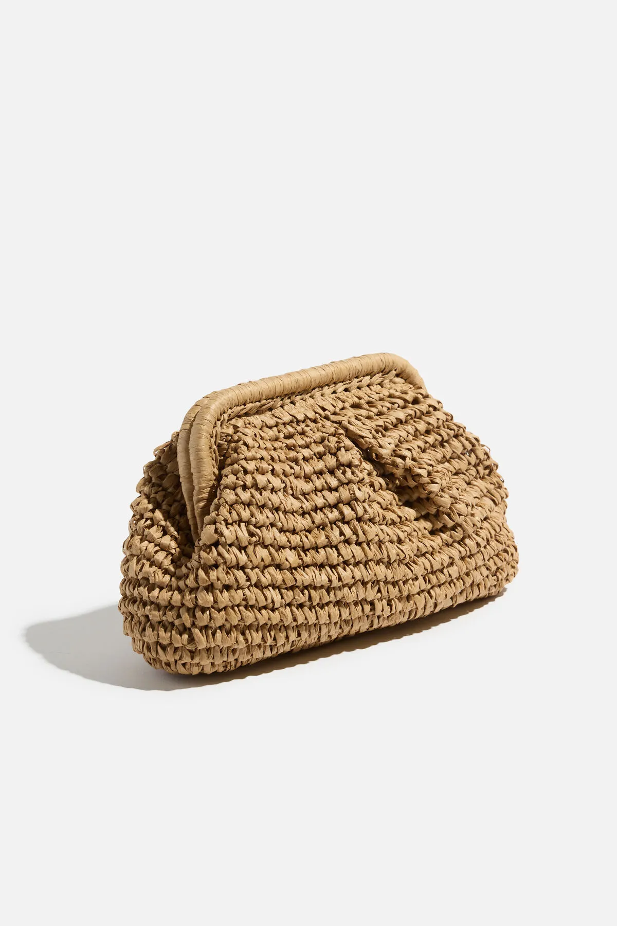 Straw Frame Clutch sold by Dynamite