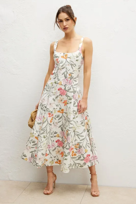 Capri Poplin Maxi Dress sold by Dynamite