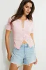 Becca Short Sleeve Cardigan sold by Dynamite