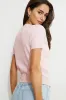 Becca Short Sleeve Cardigan sold by Dynamite