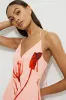 Asymmetric Ruffle Midi Dress sold by Dynamite