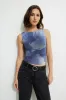 Nola Printed Mesh Tank Top sold by Dynamite