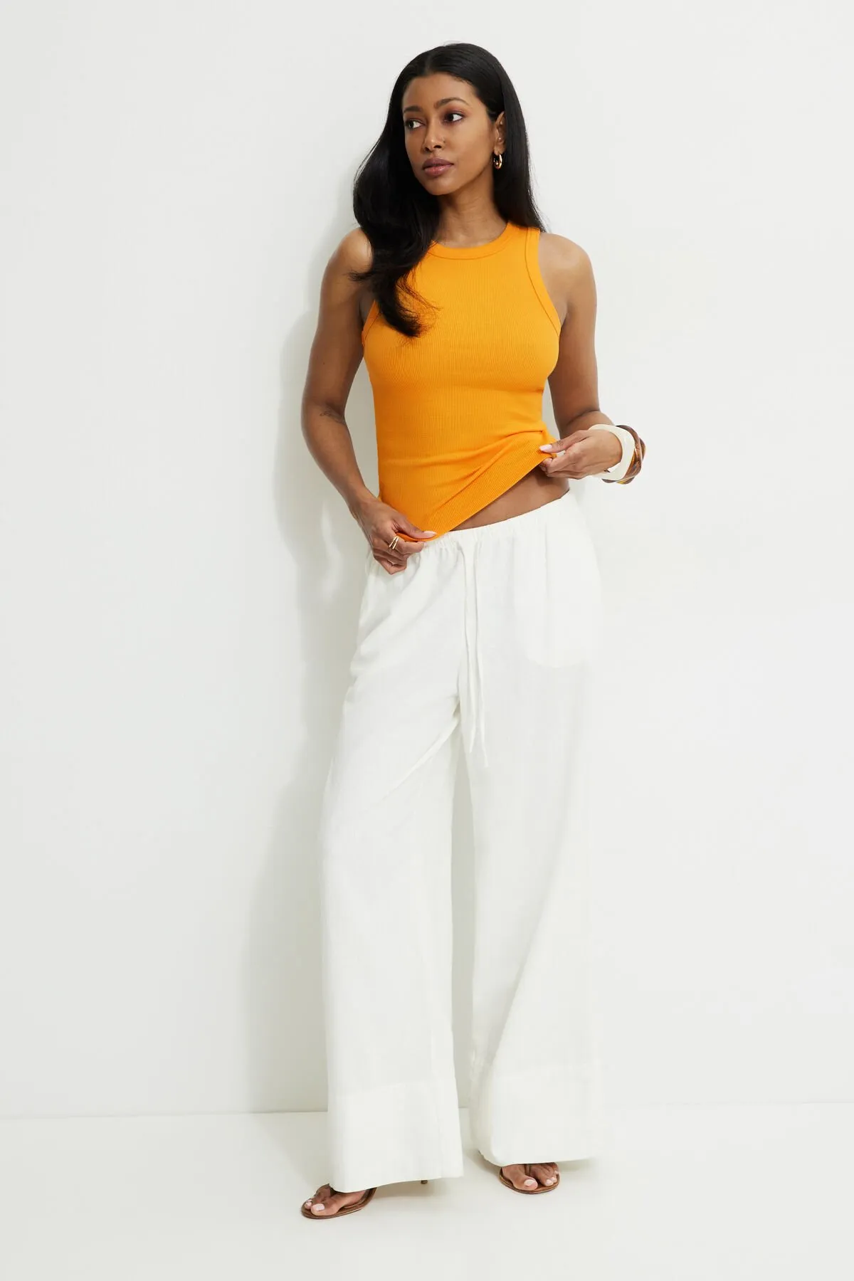 Tedi Ribbed Tank Top sold by Dynamite product image thumbnail 3