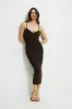 Sylvia Ribbed Midi Sweater Dress sold by Dynamite