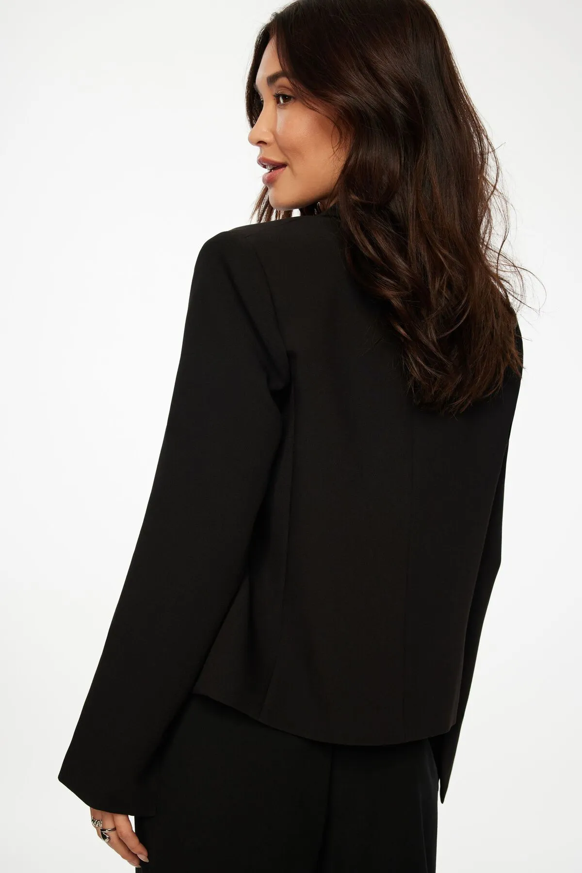 Relaxed Long Sleeve Blazer sold by Dynamite product image thumbnail 4
