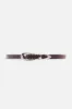 Studded Skinny Faux Leather Belt sold by Dynamite