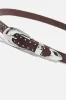 Studded Skinny Faux Leather Belt sold by Dynamite