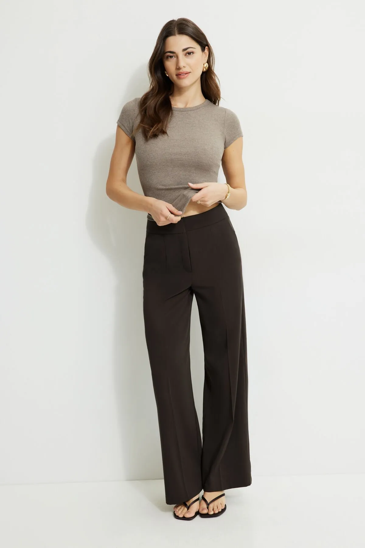 Yasmin Airflow Straight Leg Pants sold by Dynamite product image thumbnail 4