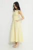 Flared Ponte Maxi Dress sold by Dynamite