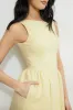 Flared Ponte Maxi Dress sold by Dynamite