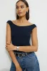 Off Shoulder Jersey Bodysuit sold by Dynamite