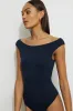 Off Shoulder Jersey Bodysuit sold by Dynamite