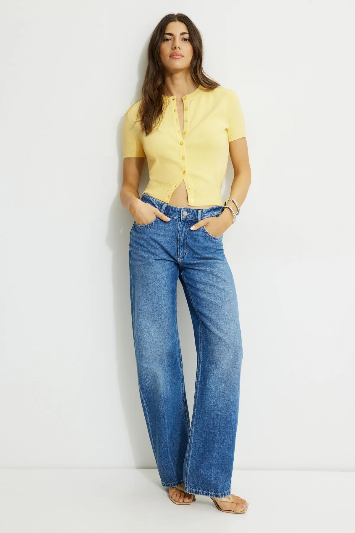 Becca Short Sleeve Cardigan sold by Dynamite product image thumbnail 2