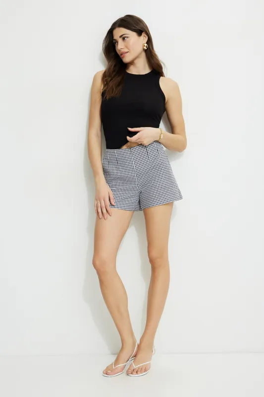 Clean Gingham Shorts sold by Dynamite