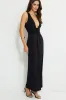 Sculpt Deep Plunge Maxi Dress sold by Dynamite