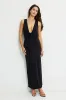 Sculpt Deep Plunge Maxi Dress sold by Dynamite
