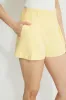 Pleated Linen Shorts sold by Dynamite