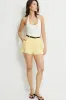 Pleated Linen Shorts sold by Dynamite